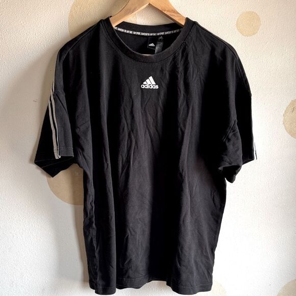Adidas Black Short Sleeve Tee - Picture 1 of 6